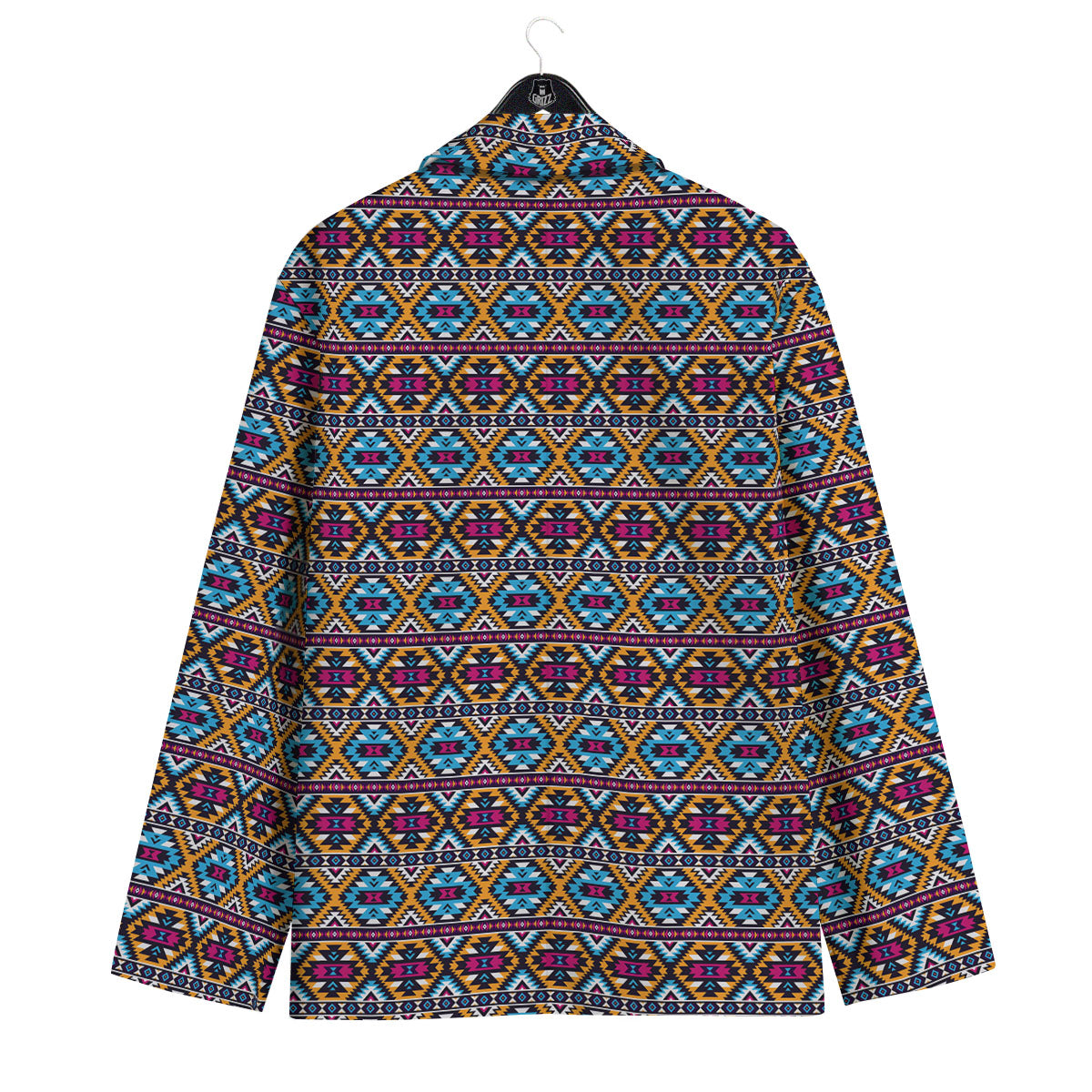 Navajo Geometric Ethnic Print Pattern Men's Sport Coat-grizzshop