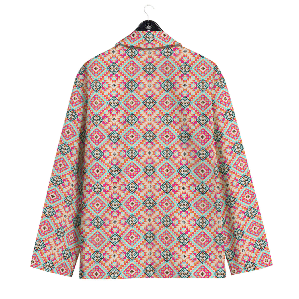 Navajo Geometric Native Print Men's Sport Coat-grizzshop