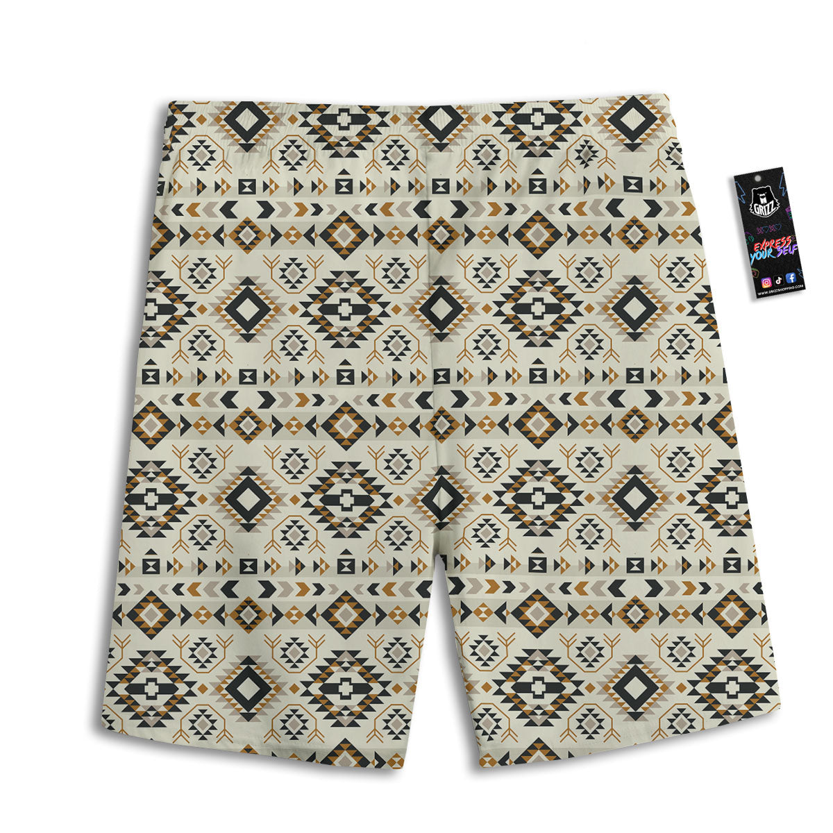 Pieces Leaf Watermelon Print Pattern Men's Athletic Shorts