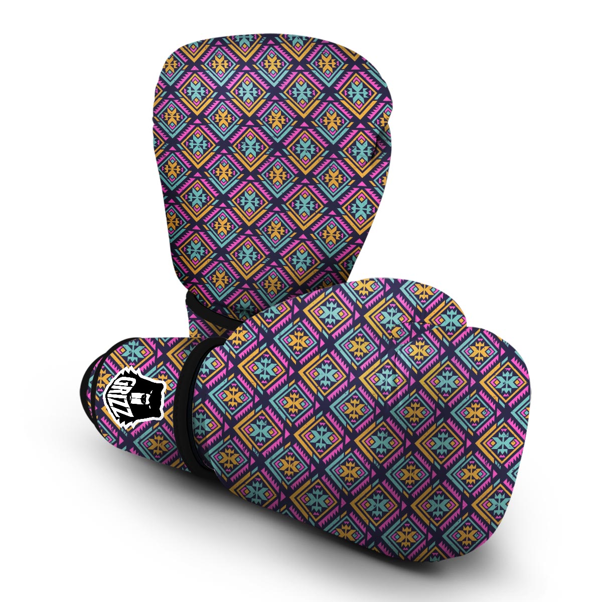 Navajo Indians Aztec Tribal Native American Print Boxing Gloves-grizzshop