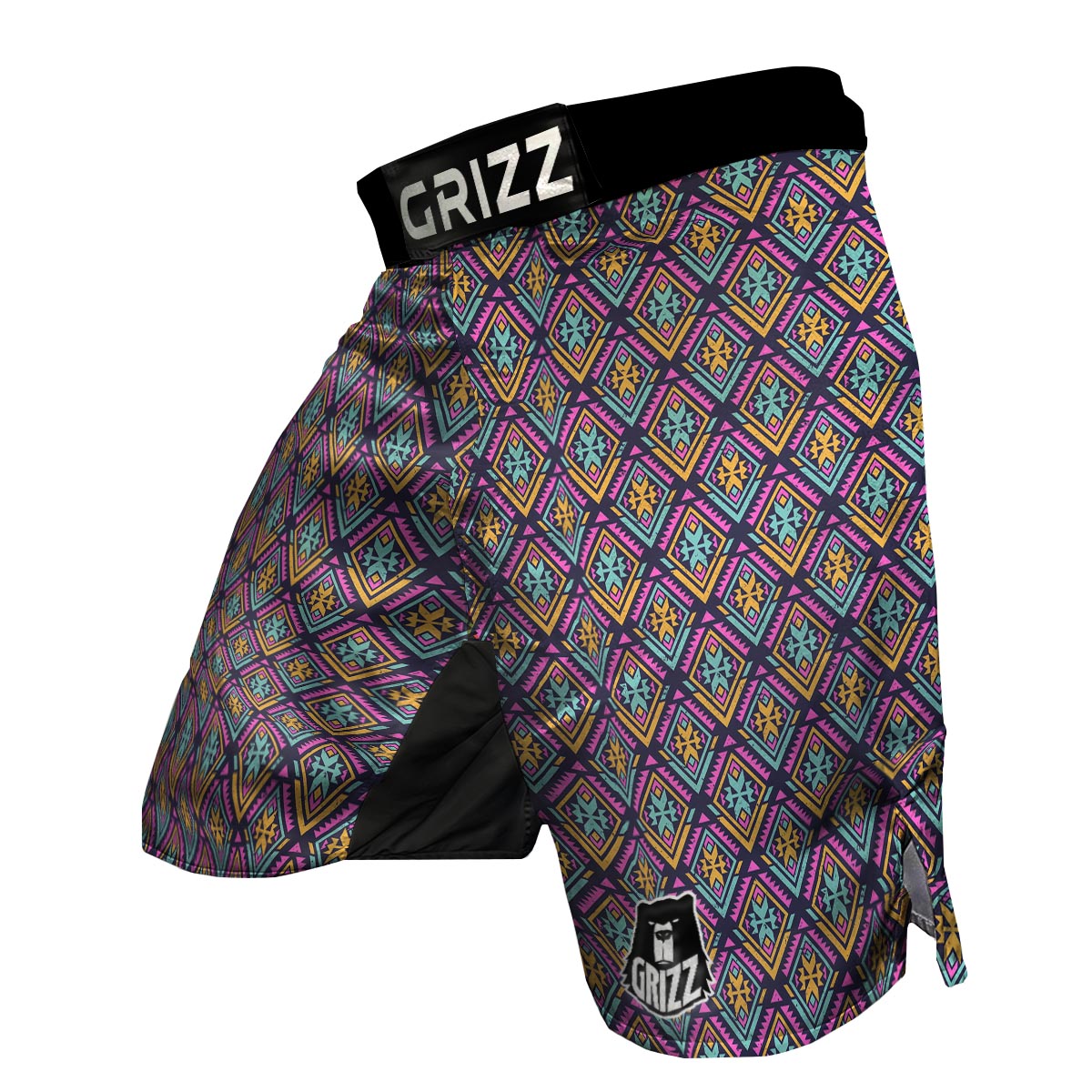 Navajo Indians Aztec Tribal Native American Print MMA Shorts-grizzshop