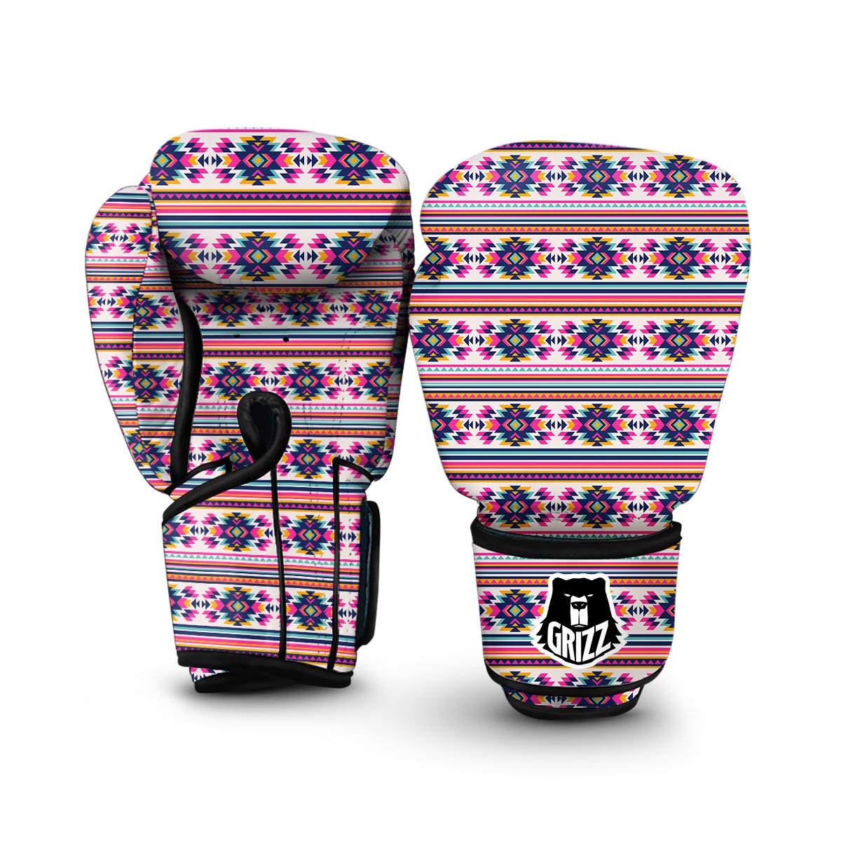 Navajo Native American Indians Aztec Tribal Print Boxing Gloves-grizzshop