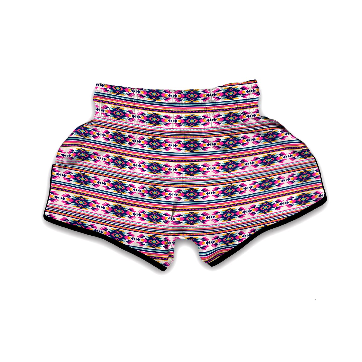 Navajo Native American Indians Aztec Tribal Print Muay Thai Boxing Shorts-grizzshop