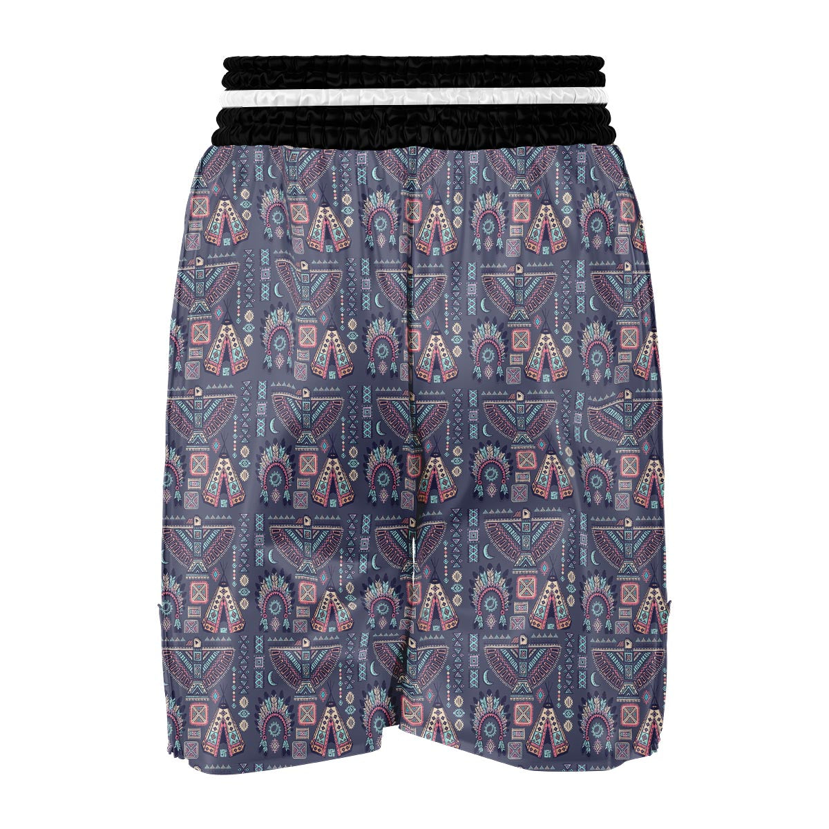 Navajo Native Aztec Indians American Tribal Print Boxing Shorts-grizzshop