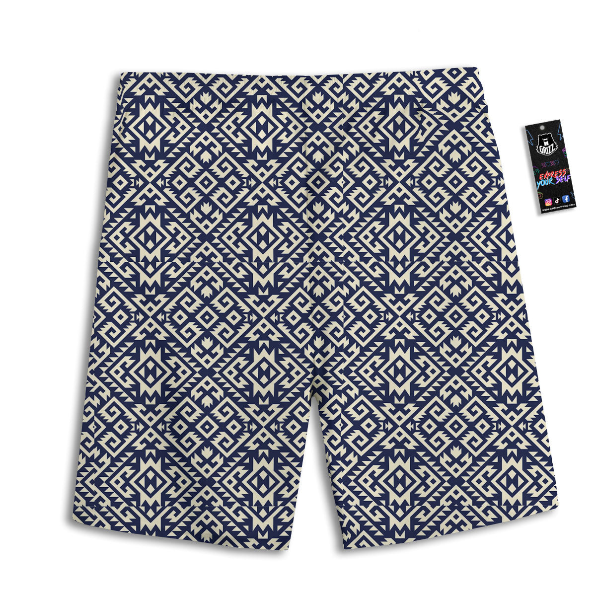 Navajo Native Indian Print Pattern Men's Athletic Shorts