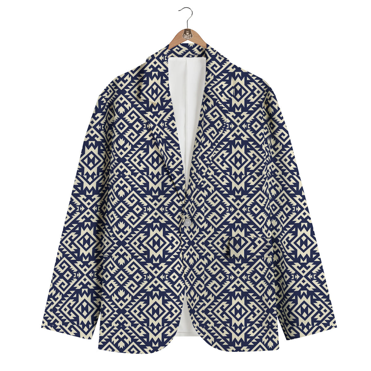 Navajo Native Indian Print Pattern Men's Blazer-grizzshop