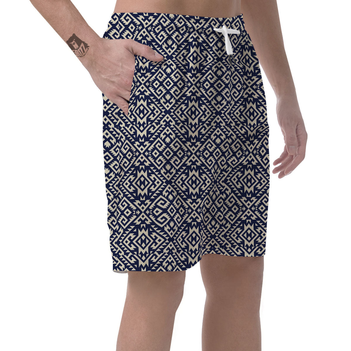 Navajo Native Indian Print Pattern Men's Shorts-grizzshop