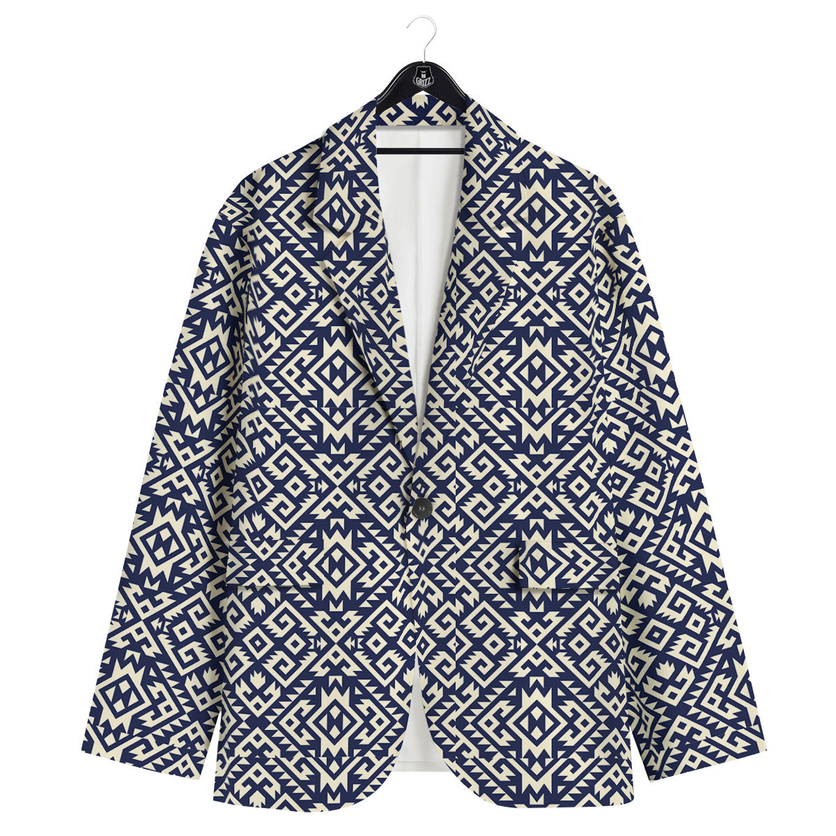 Navajo Native Indian Print Pattern Men's Sport Coat-grizzshop