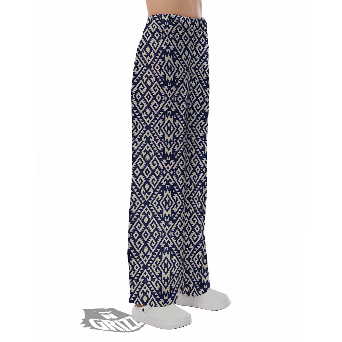 Navajo Native Indian Print Pattern Pajama Pants-grizzshop