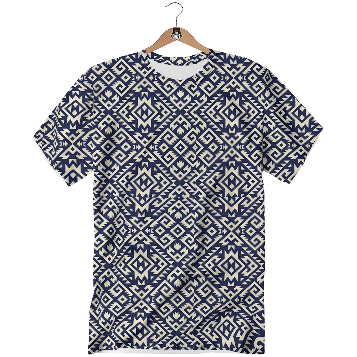 Navajo Native Indian Print Pattern T-Shirt-grizzshop