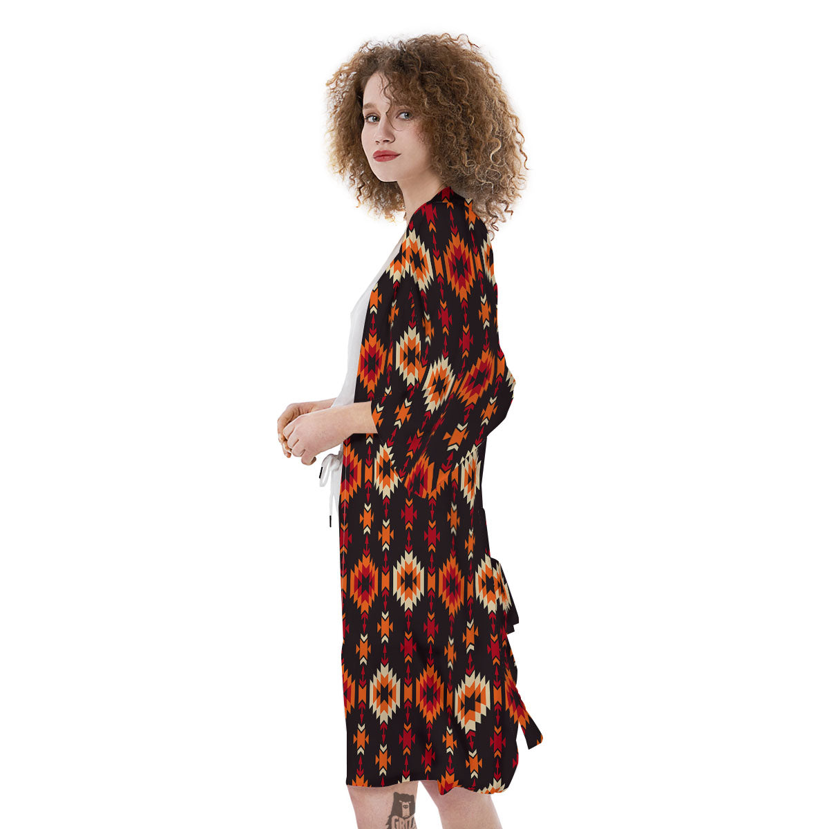 Navajo Native Pattern Kimono-grizzshop