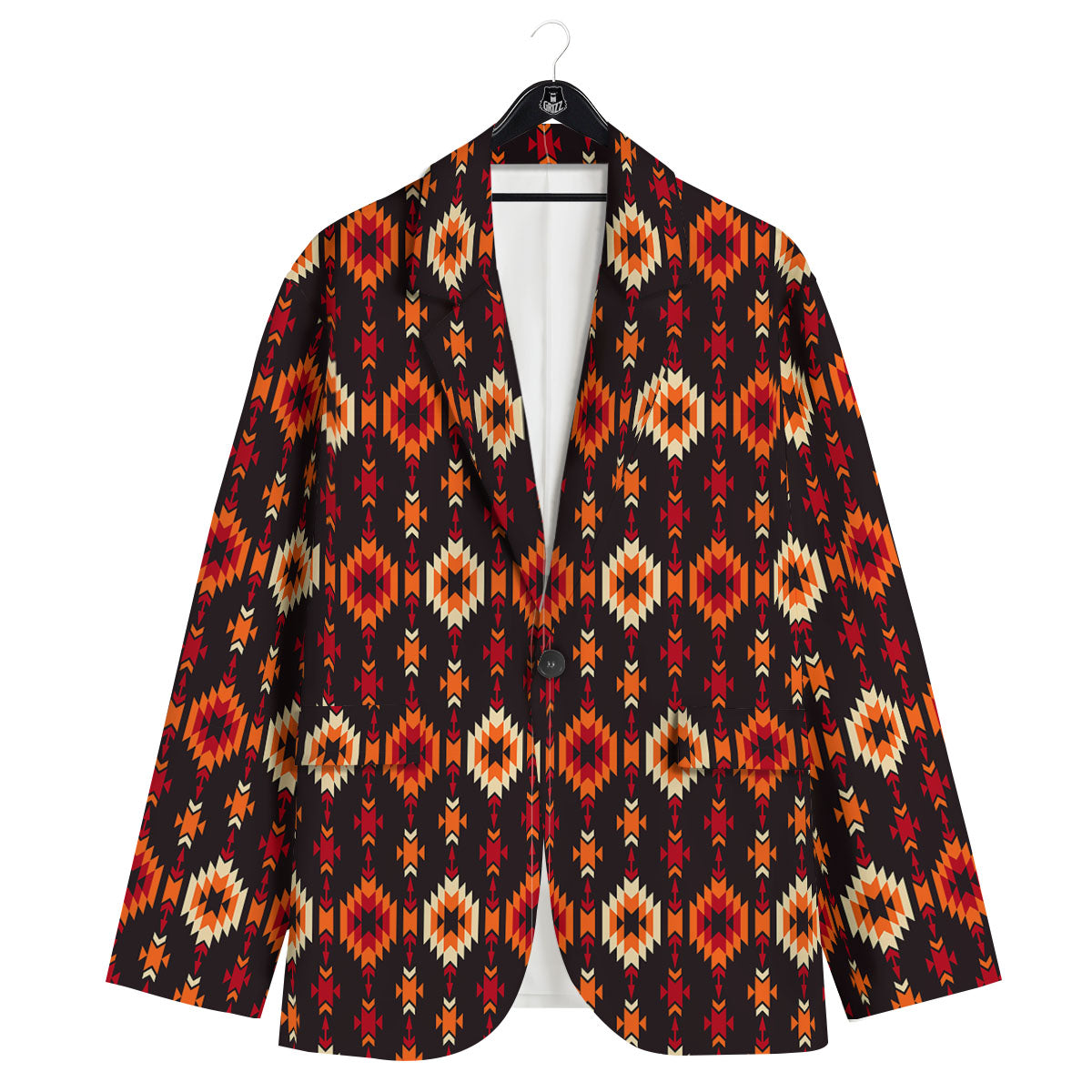 Navajo Native Pattern Men's Sport Coat-grizzshop