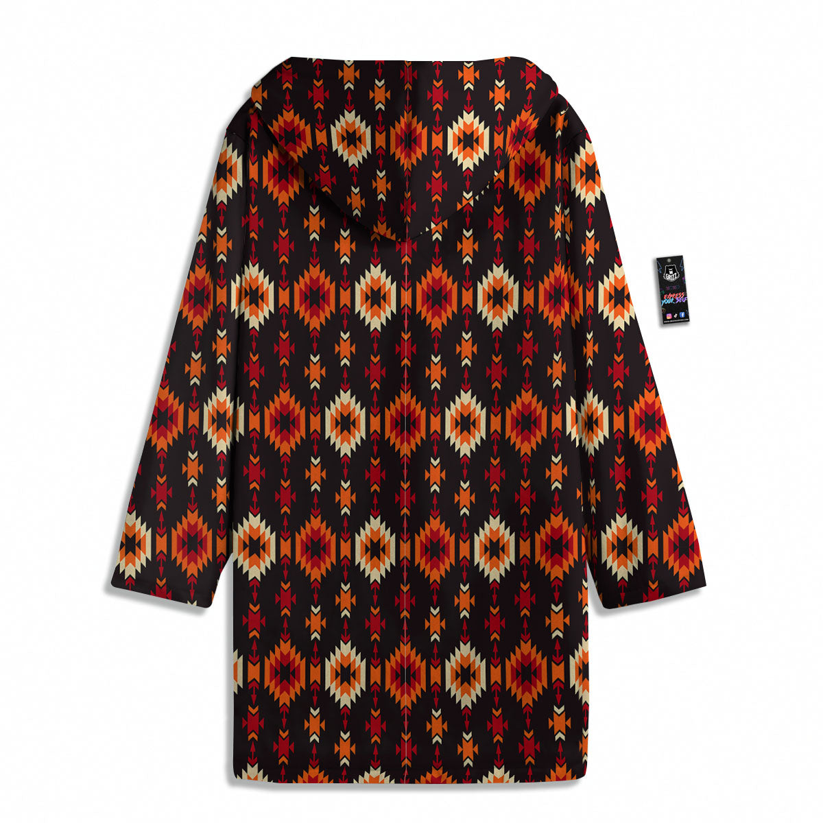 Navajo Native Pattern Men's Windbreaker Jacket-grizzshop