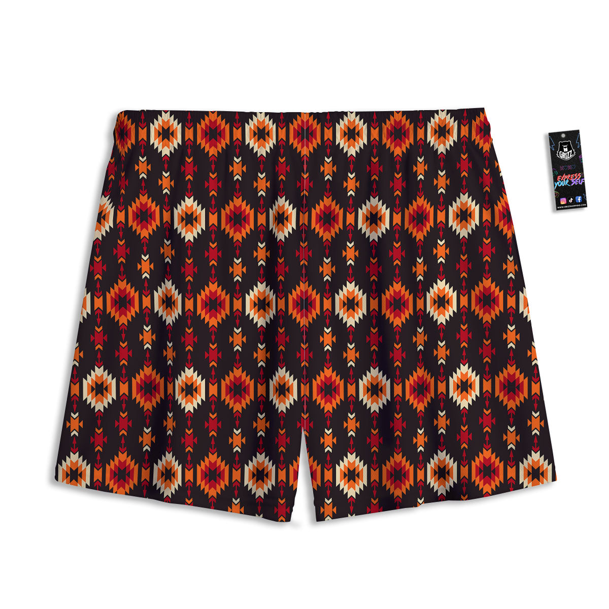 Navajo Native Pattern Mesh Shorts