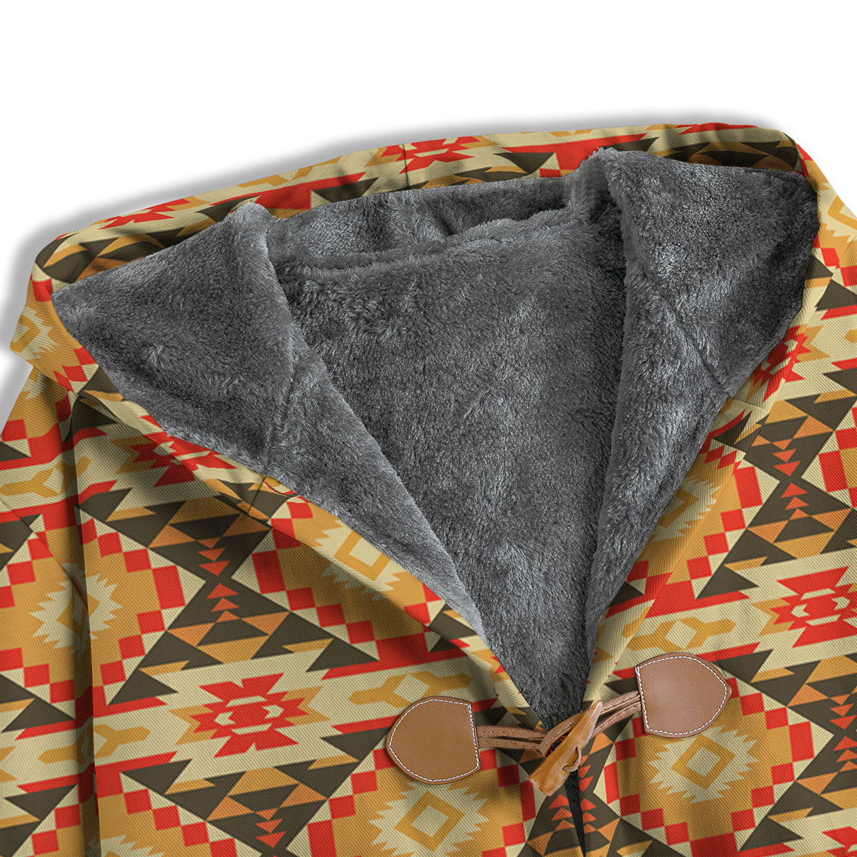 Navajo Native Print Pattern Men's Windbreaker Jacket-grizzshop