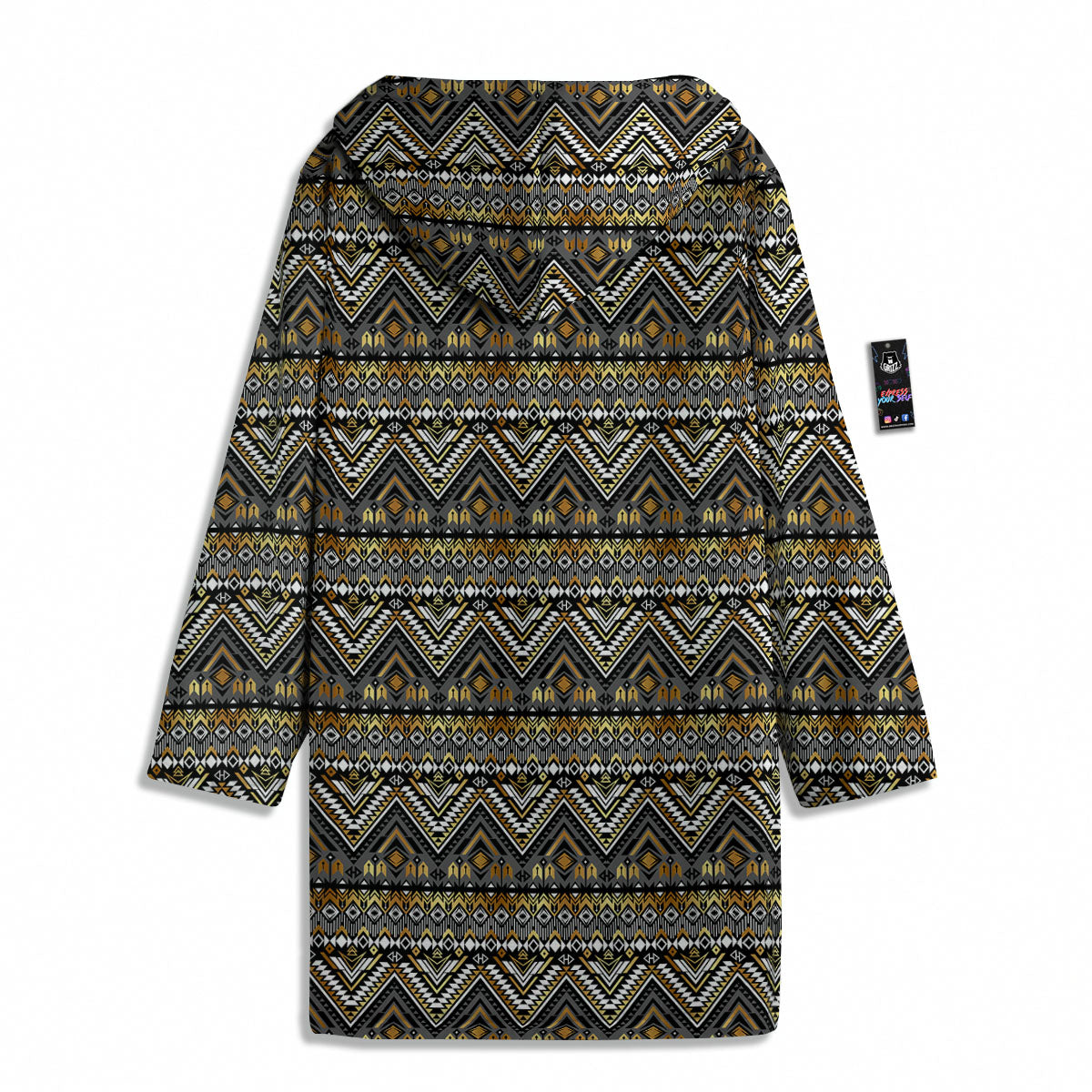 Navajo Native Tribal Print Pattern Men's Windbreaker Jacket-grizzshop