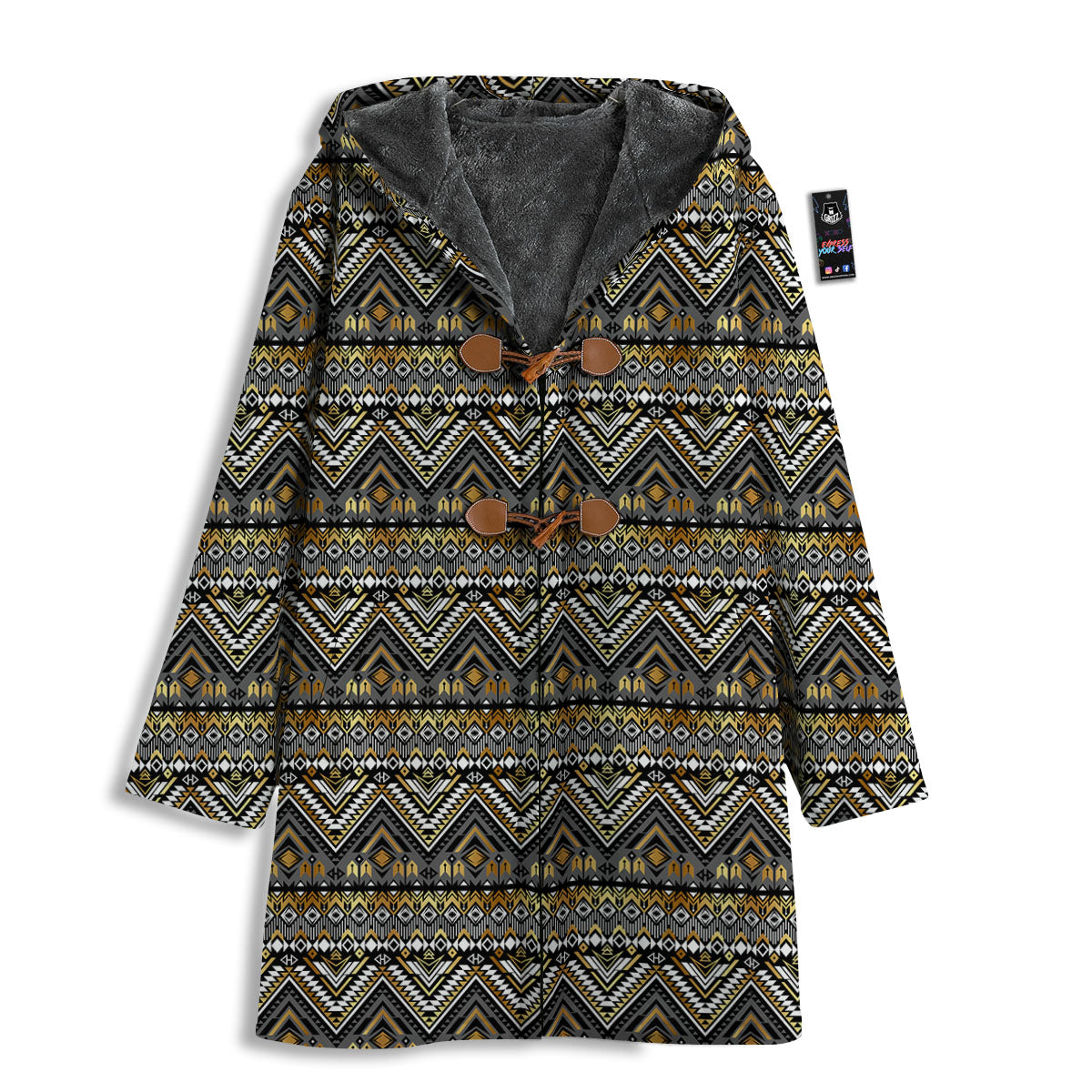 Navajo Native Tribal Print Pattern Men's Windbreaker Jacket-grizzshop