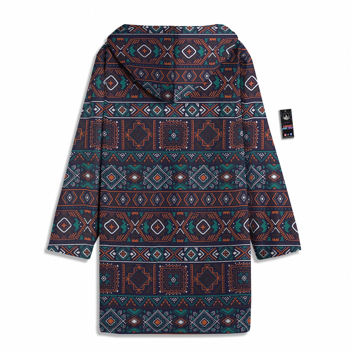 Navajo Retro Tribal Print Pattern Men's Windbreaker Jacket-grizzshop