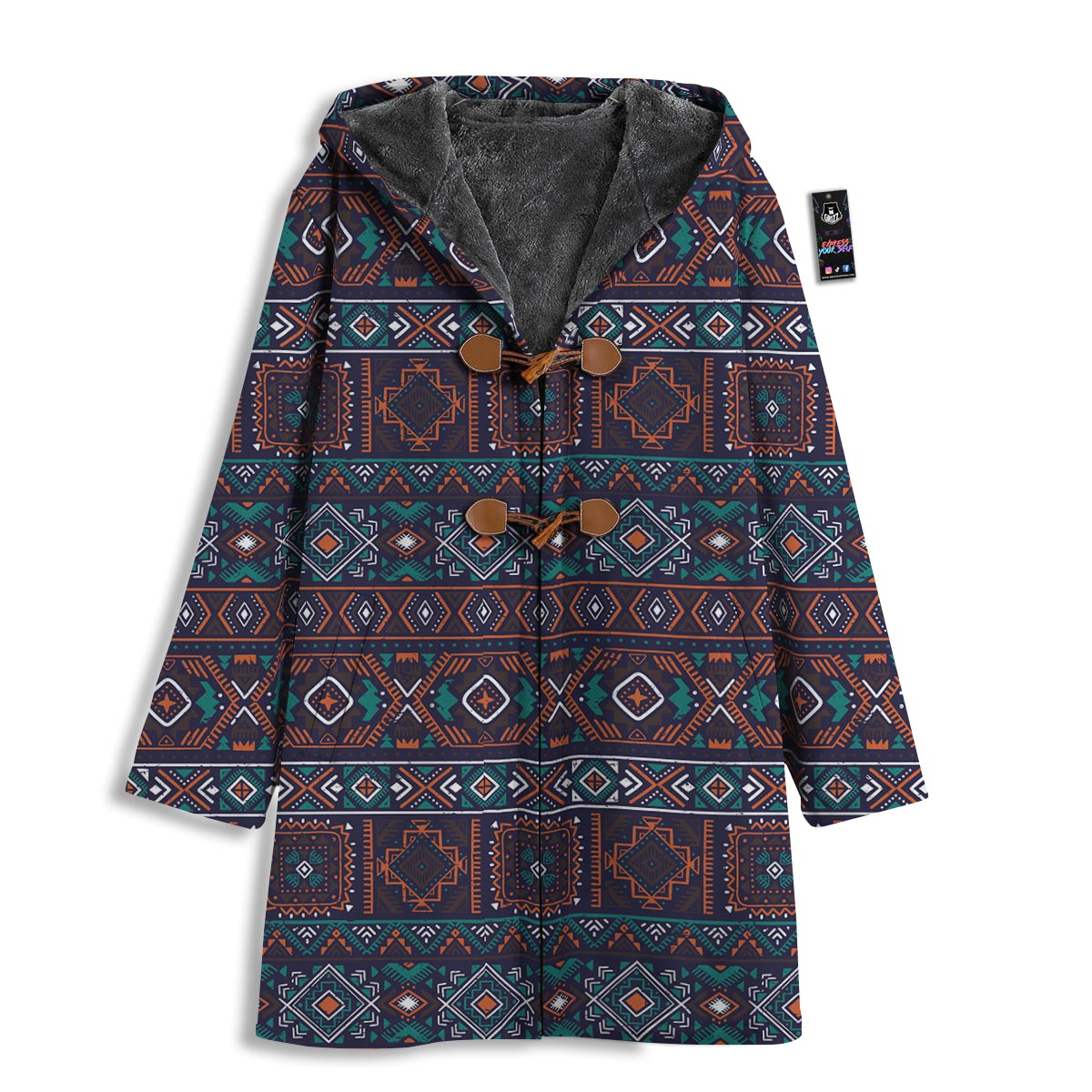 Navajo Retro Tribal Print Pattern Men's Windbreaker Jacket-grizzshop