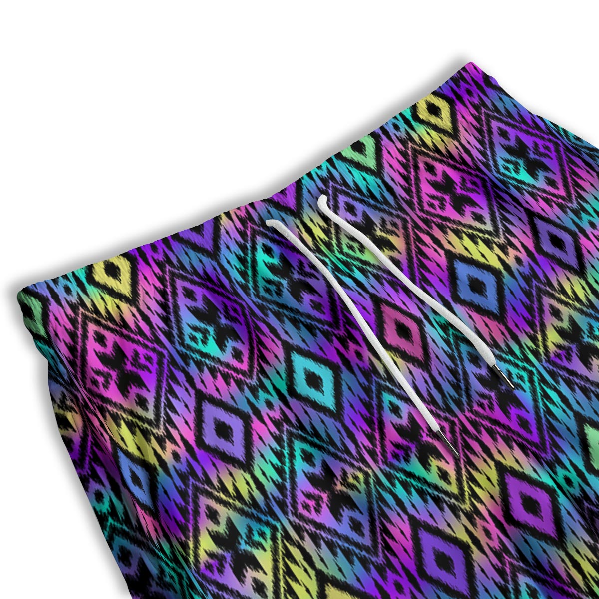 Navajo Triangle Ethnic Print Pattern Men's Athletic Shorts