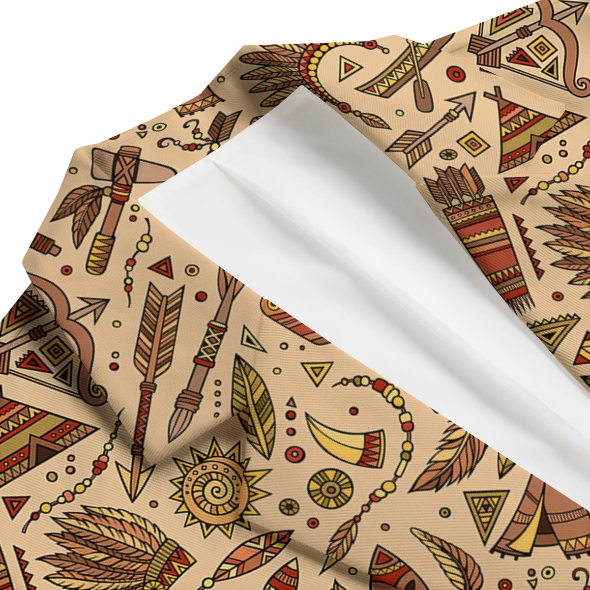 Navajo Tribal Aztec Native Indians American Print Men's Blazer-grizzshop