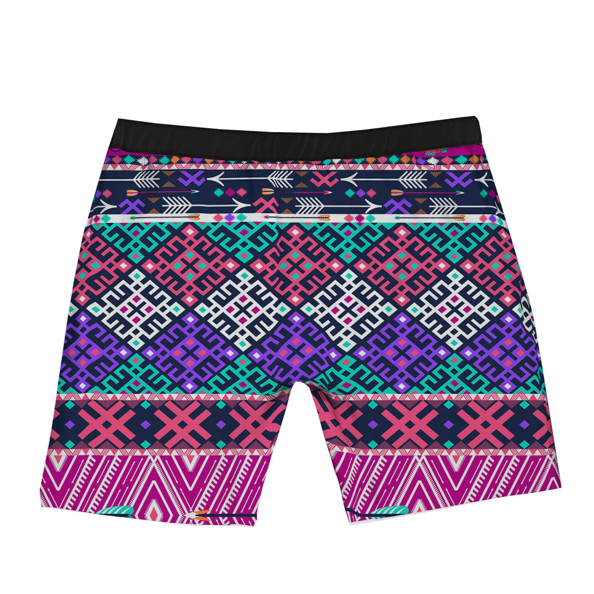 Navajo Tribal Colorful Native Print Boxer Briefs-grizzshop