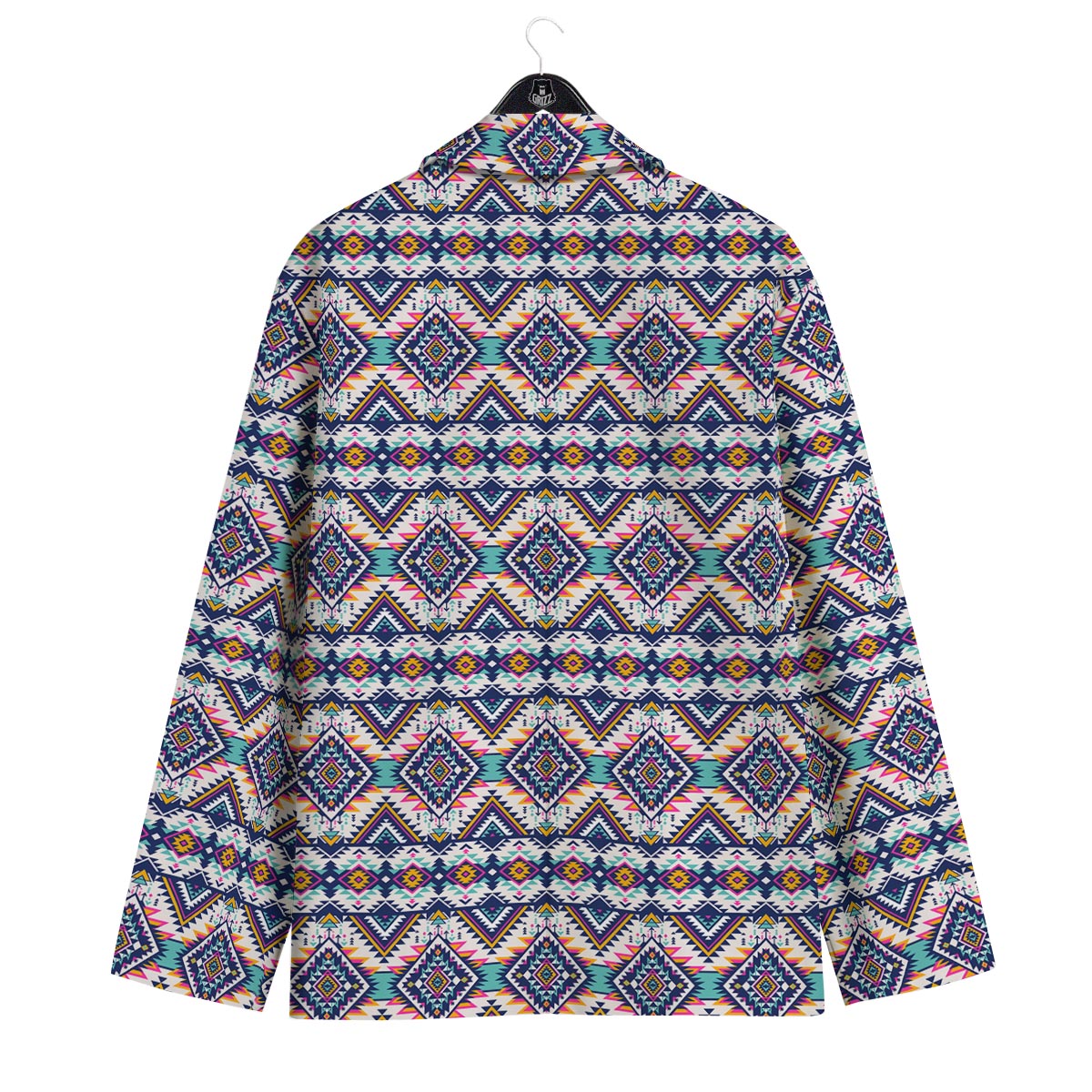 Navajo Tribal Pendleton Print Pattern Men's Sport Coat-grizzshop