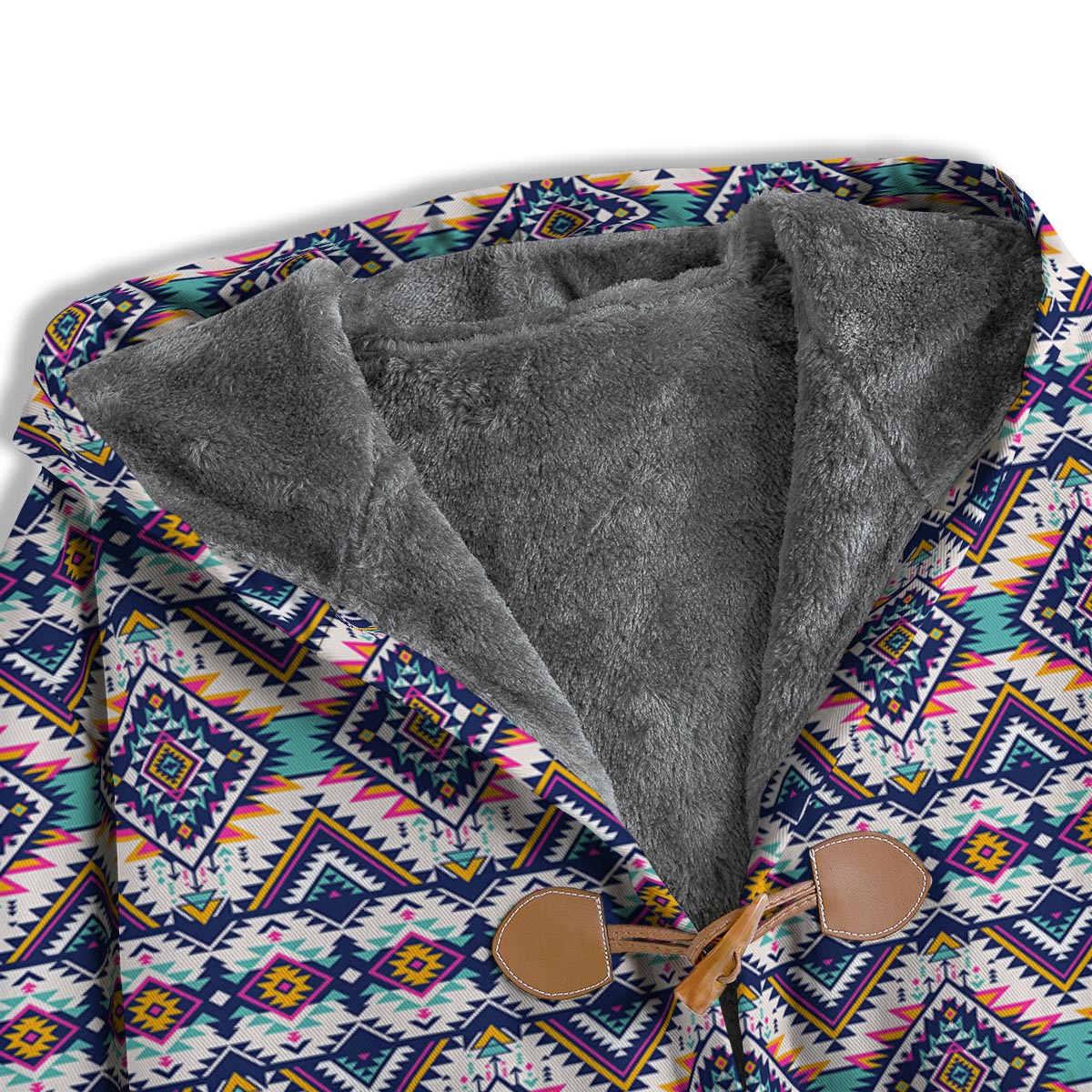 Navajo Tribal Pendleton Print Pattern Men's Windbreaker Jacket-grizzshop