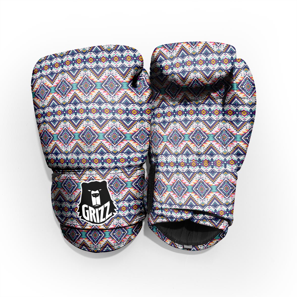 Navajo Tribal Pendleton Print Pattern Pro Boxing Glove