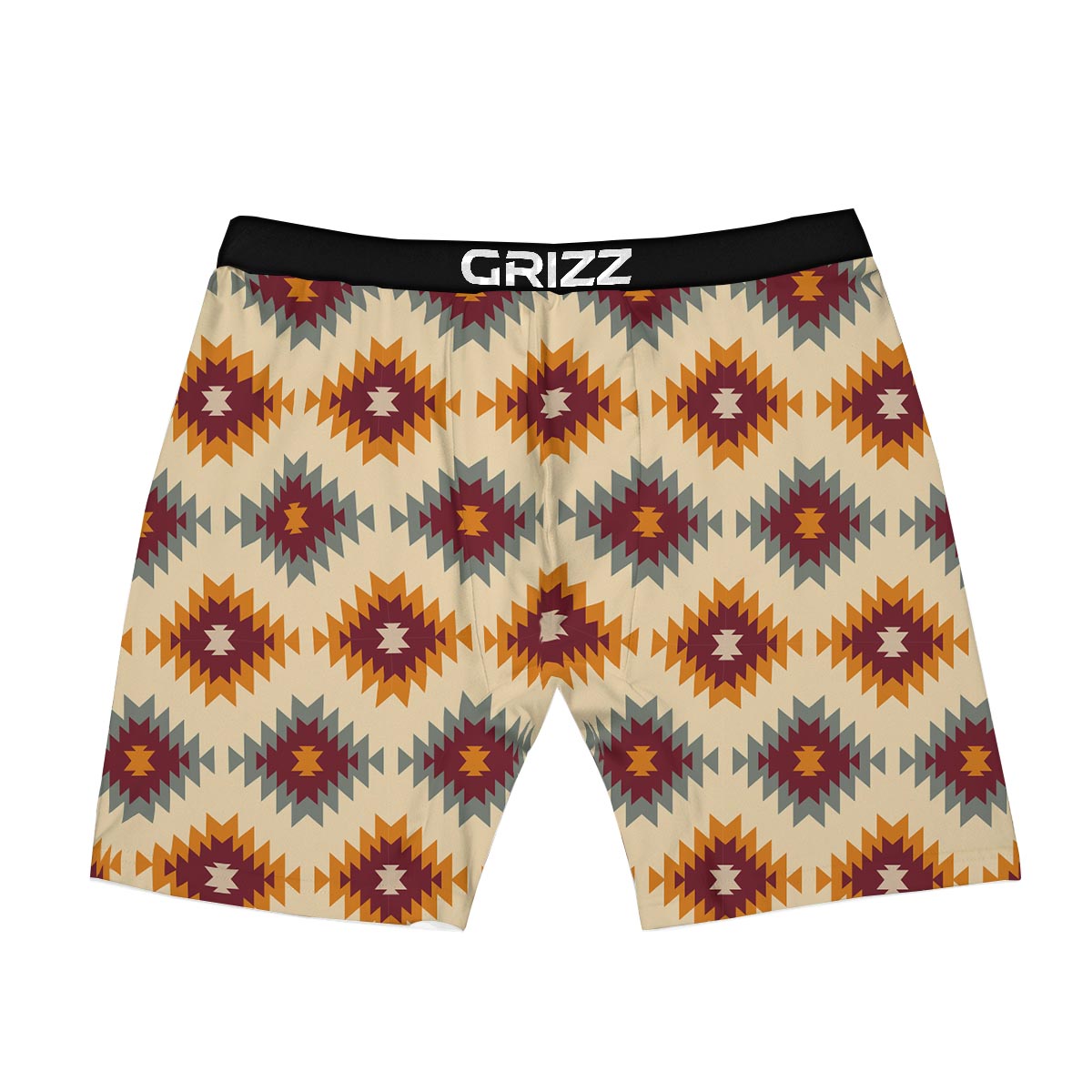 Navajo Tribal Southwestern Print Pattern Boxer Briefs-grizzshop