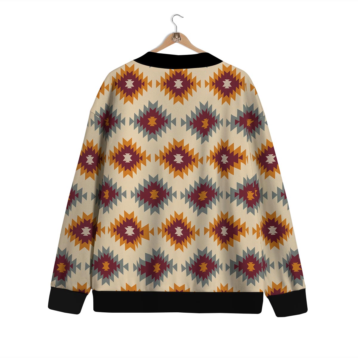Navajo Tribal Southwestern Print Pattern Cardigan-grizzshop