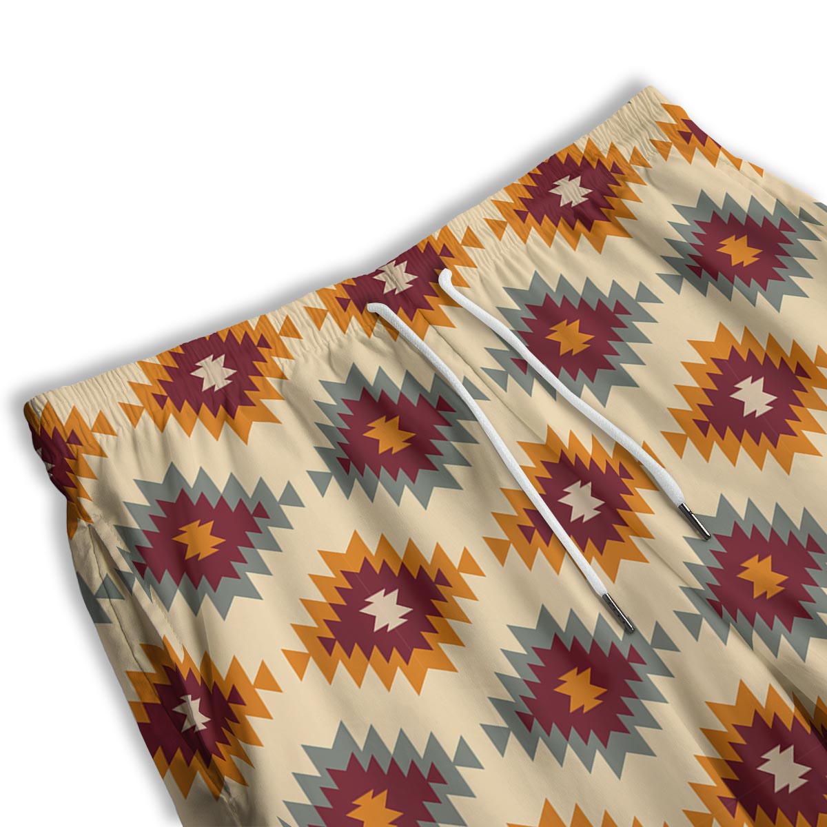 Navajo Tribal Southwestern Print Pattern Men's Athletic Shorts