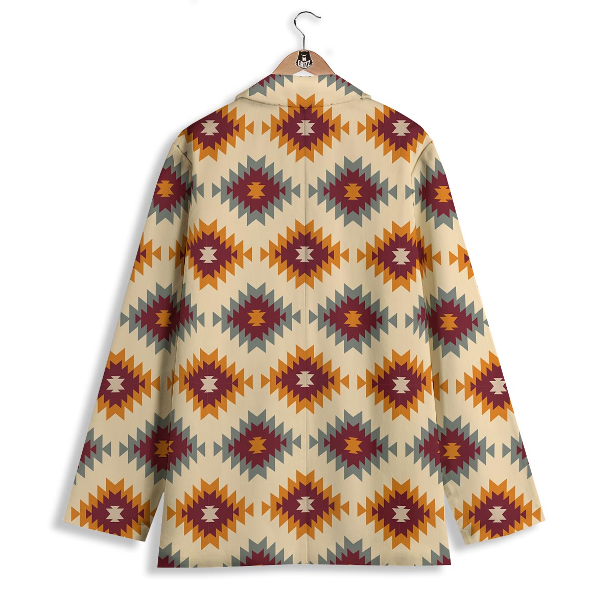 Navajo Tribal Southwestern Print Pattern Women's Blazer-grizzshop