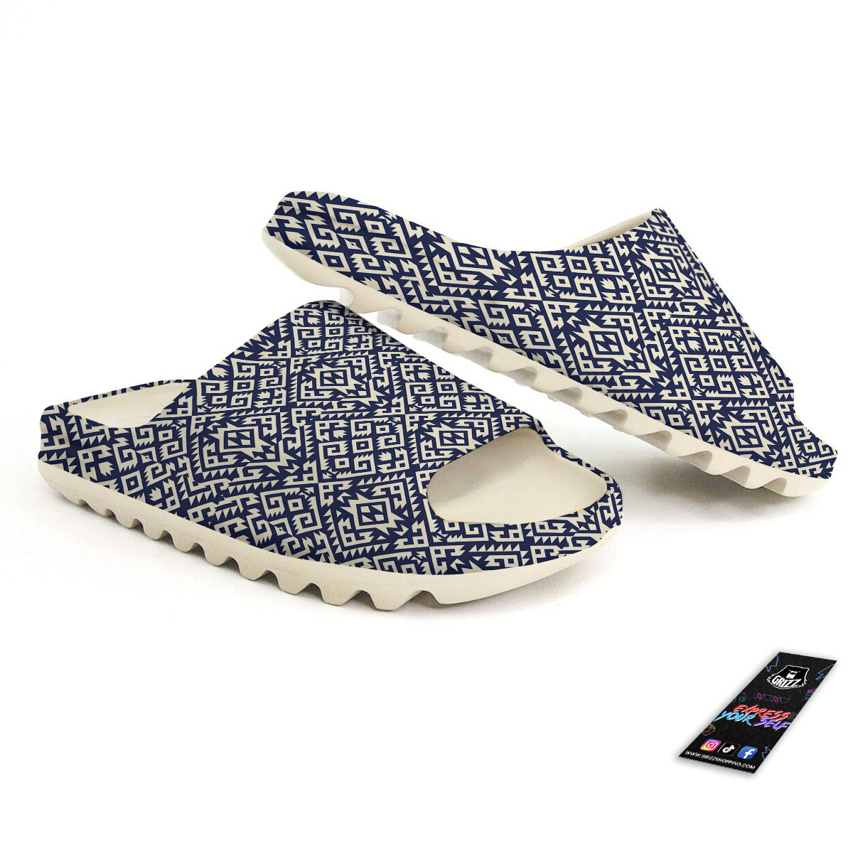 Navajo Native Indian Print Pattern Sandals-grizzshop