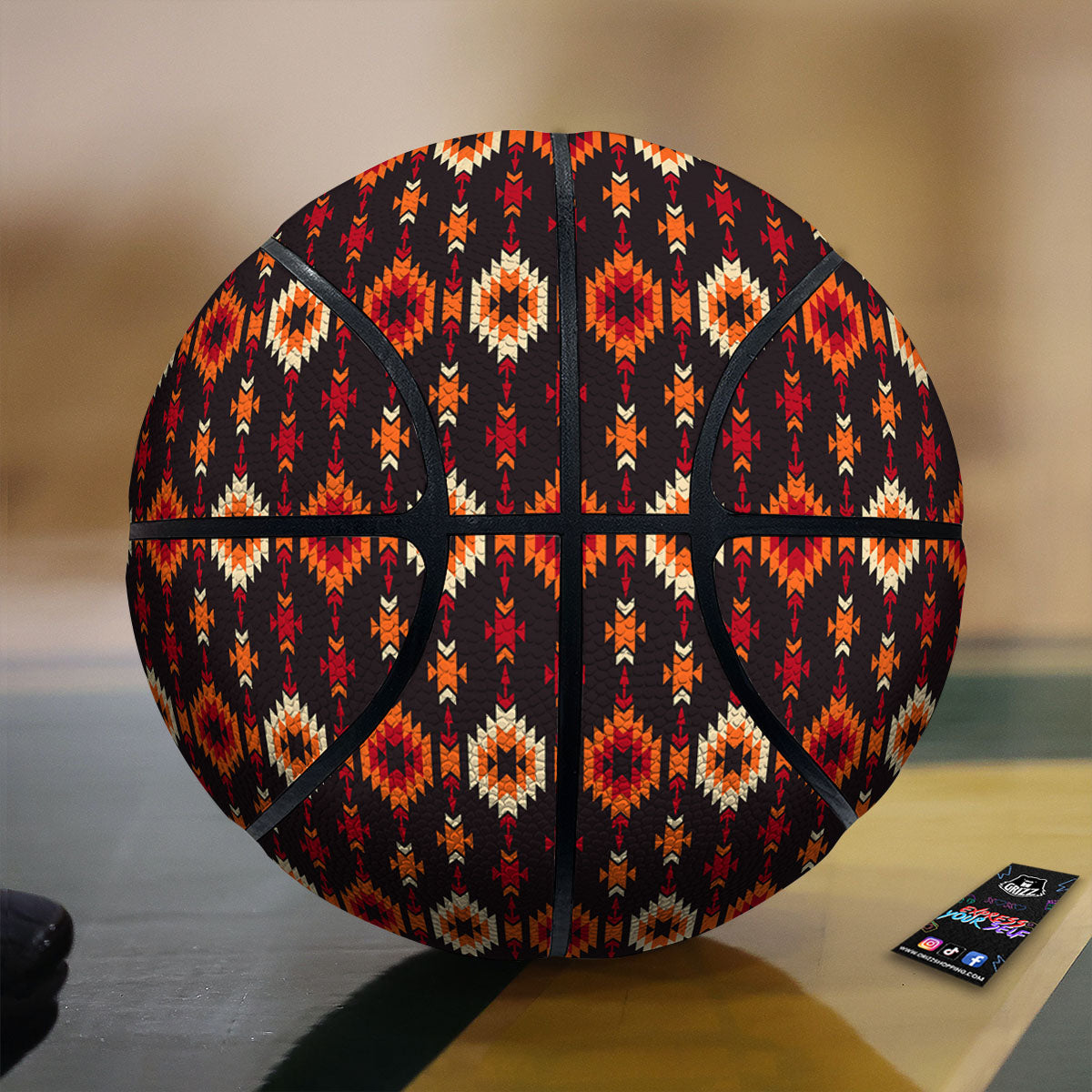 Navajo Native Pattern Basketball