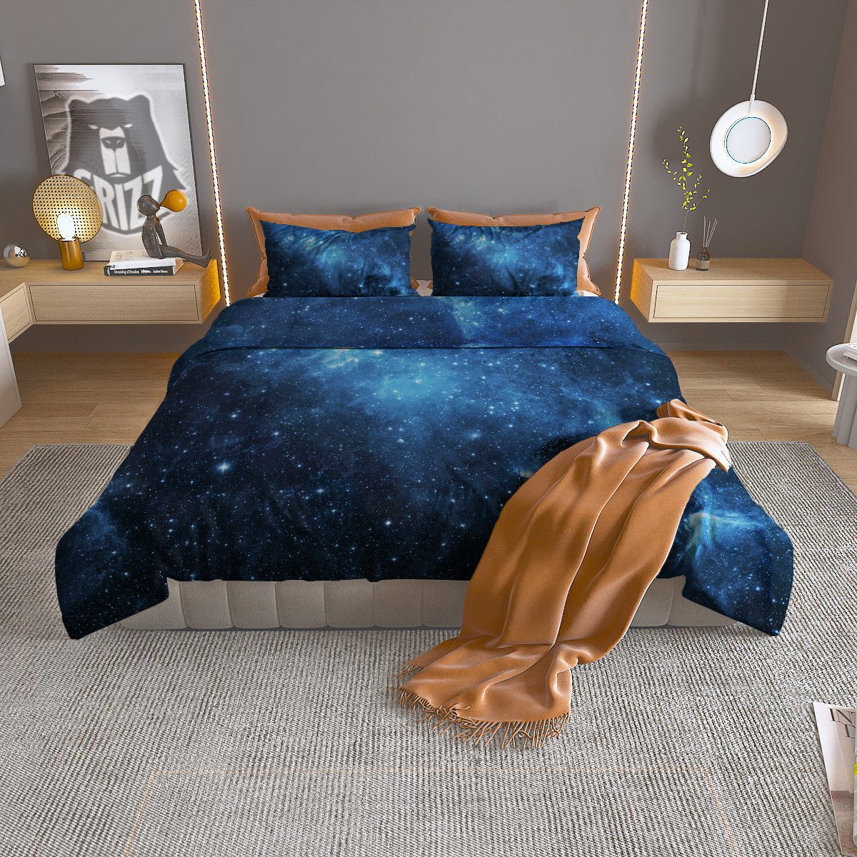 Melt Acid Green Print Duvet Cover Bedding Set