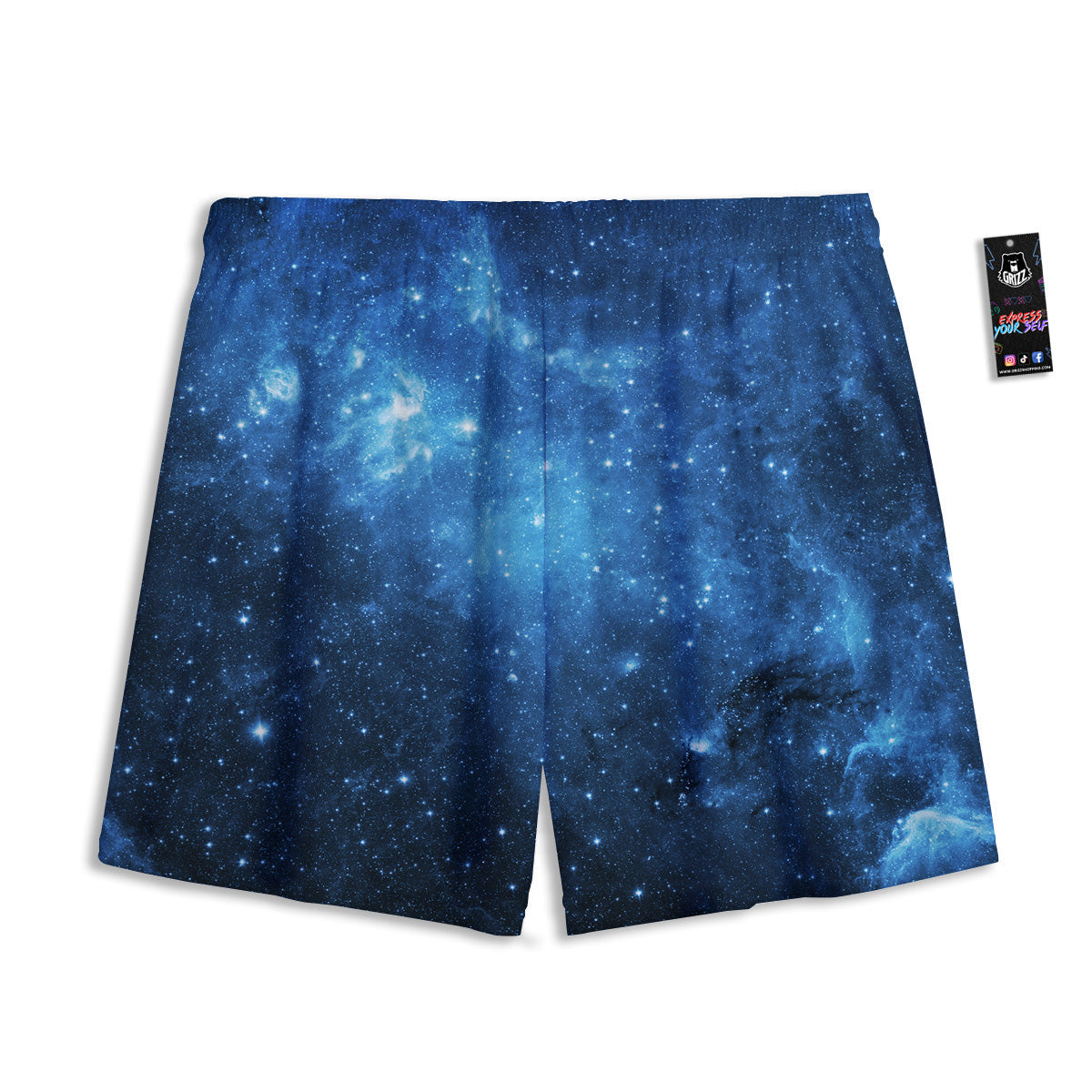 Melt Acid Green Print Mesh Shorts