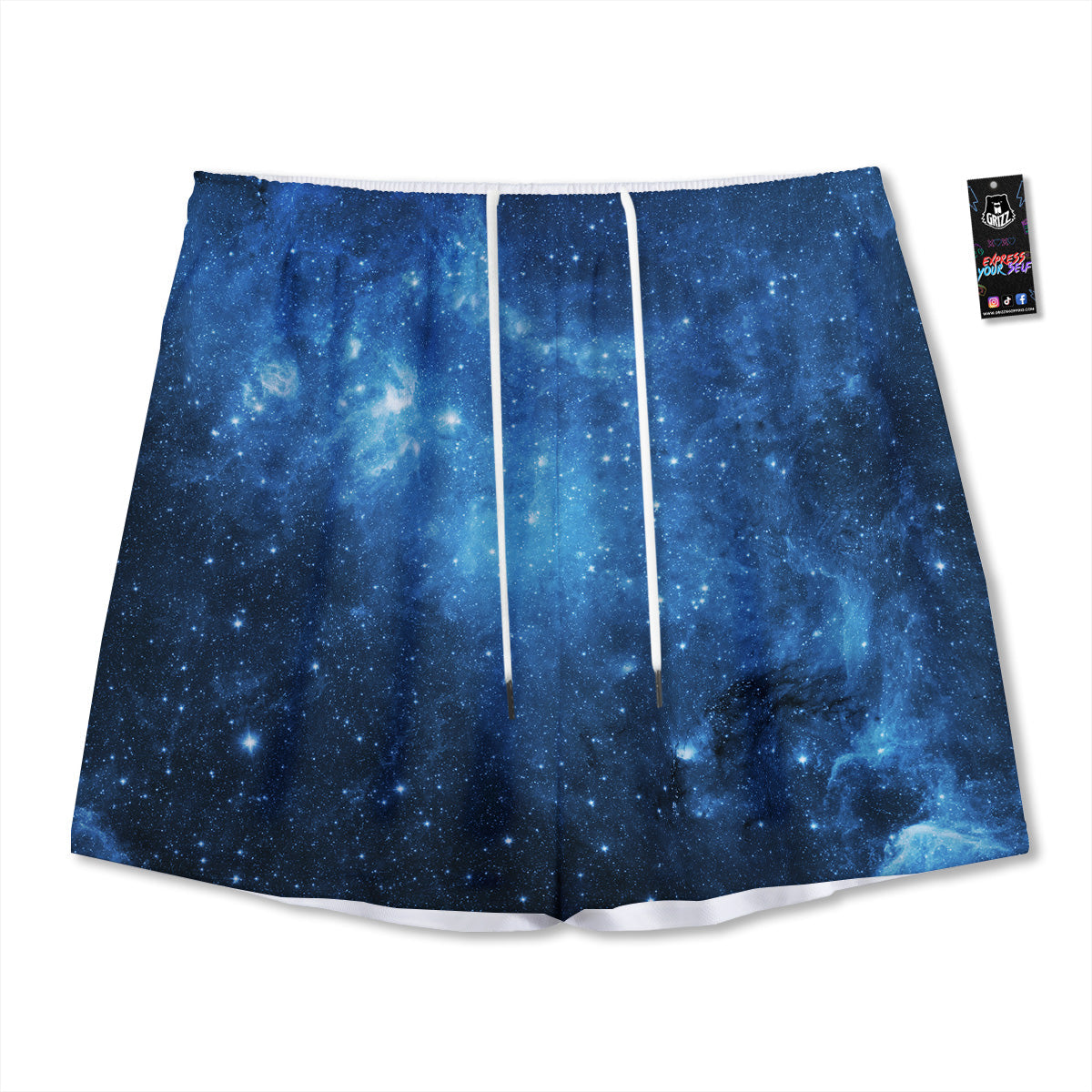 Melt Acid Green Print Mesh Shorts