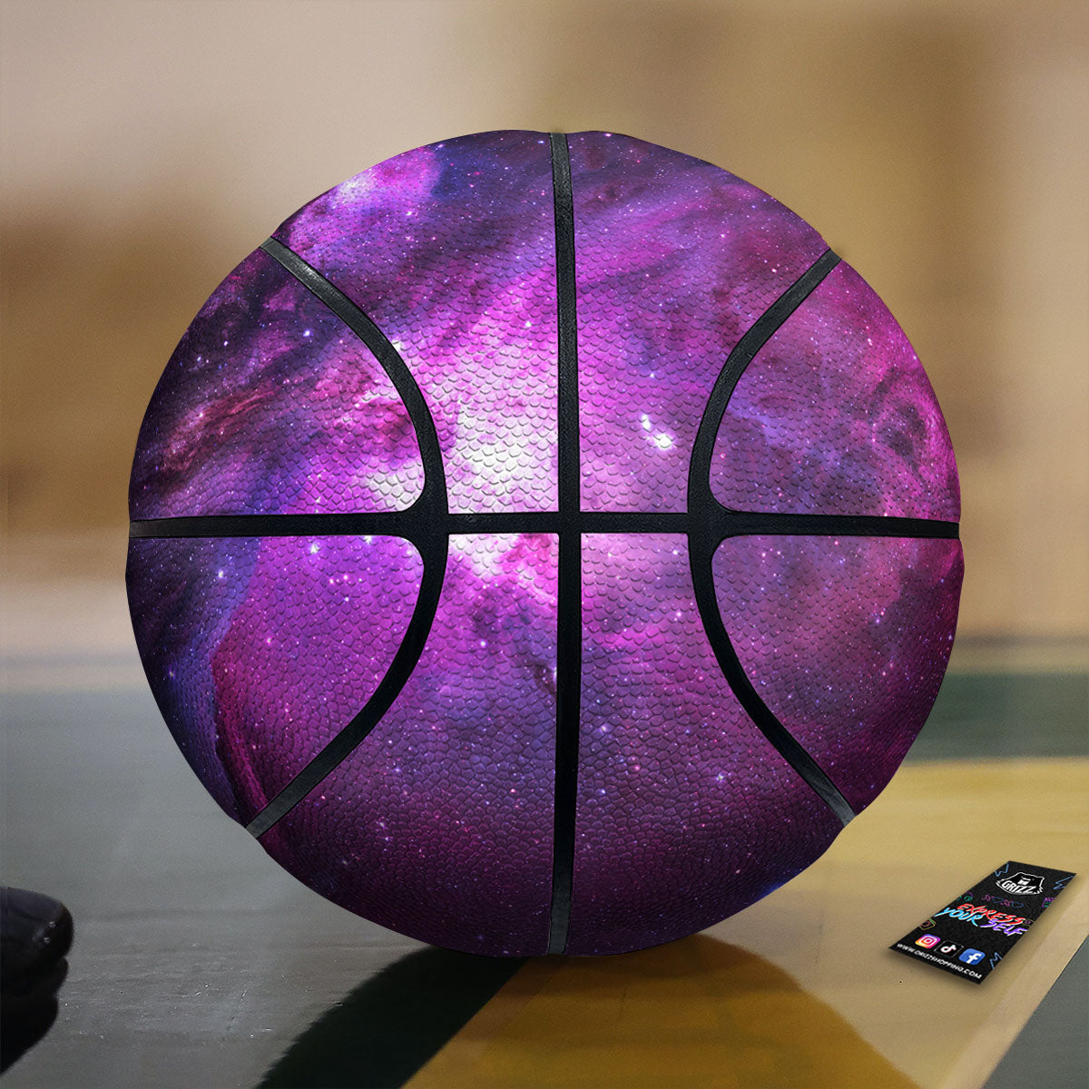 Navy White And Green Plaid Print Pattern Basketball