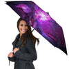 Nebula Galaxy Space Purple Stars Print Umbrella-grizzshop