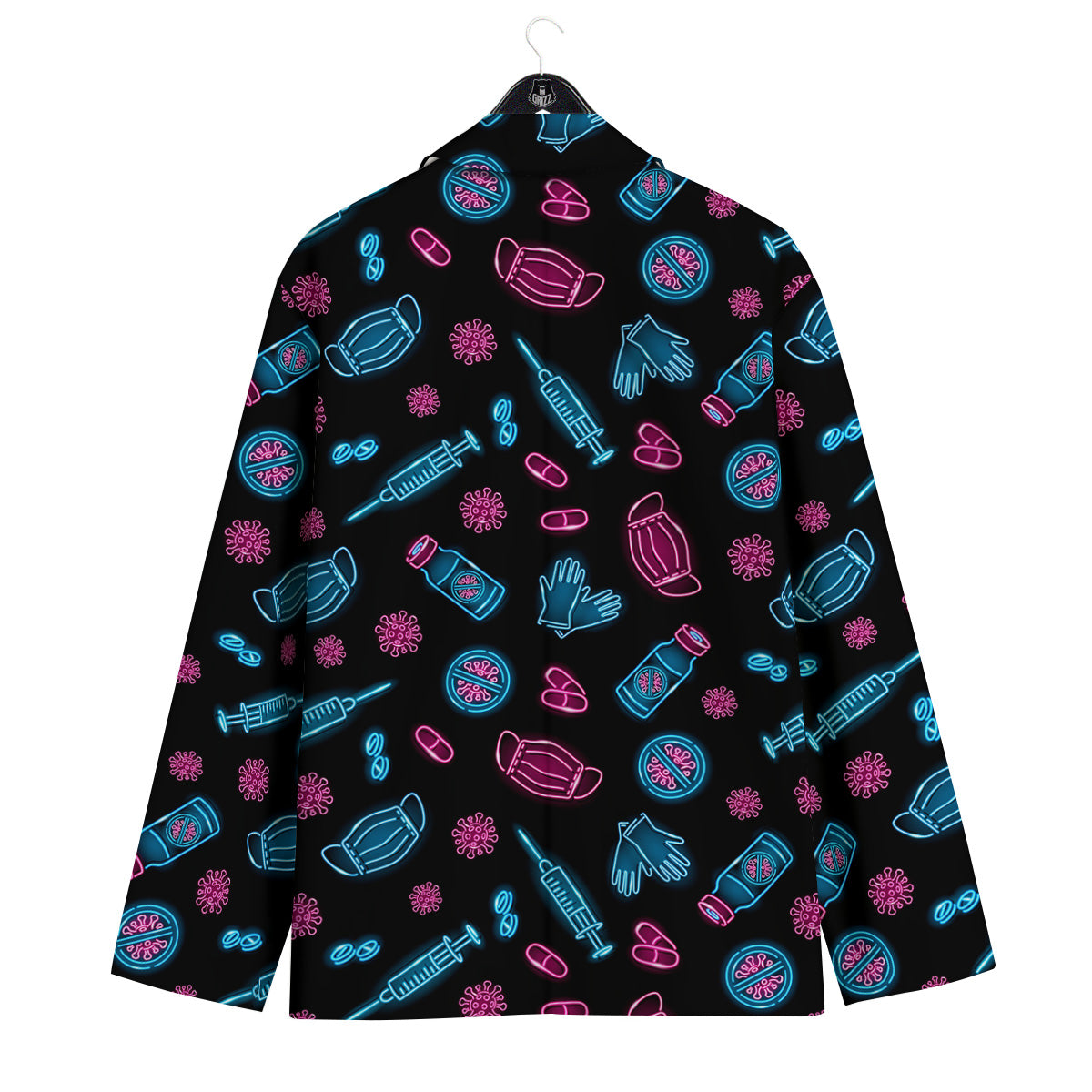 Neon Medical Equipment Print Pattern Men's Sport Coat-grizzshop