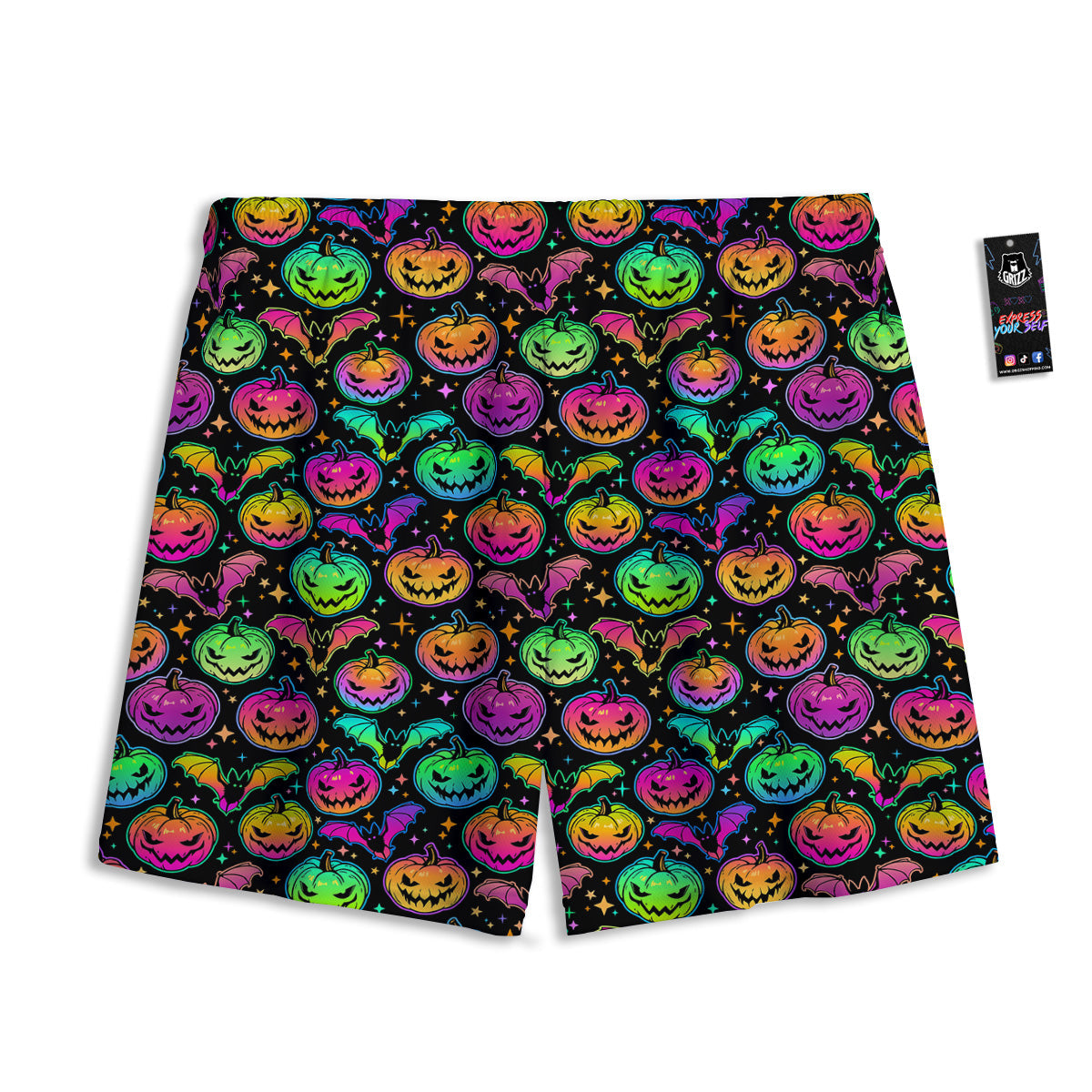 Patrick's Day Cute Shamrock Saint Print Mesh Shorts