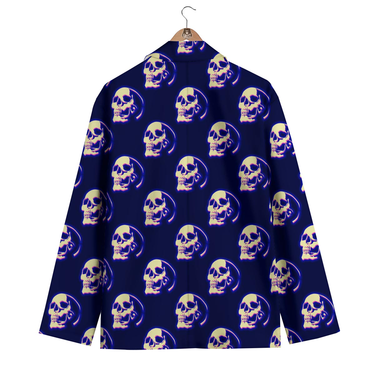 Neon Skull Men's Blazer-grizzshop