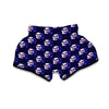 Neon Skull Muay Thai Boxing Shorts-grizzshop