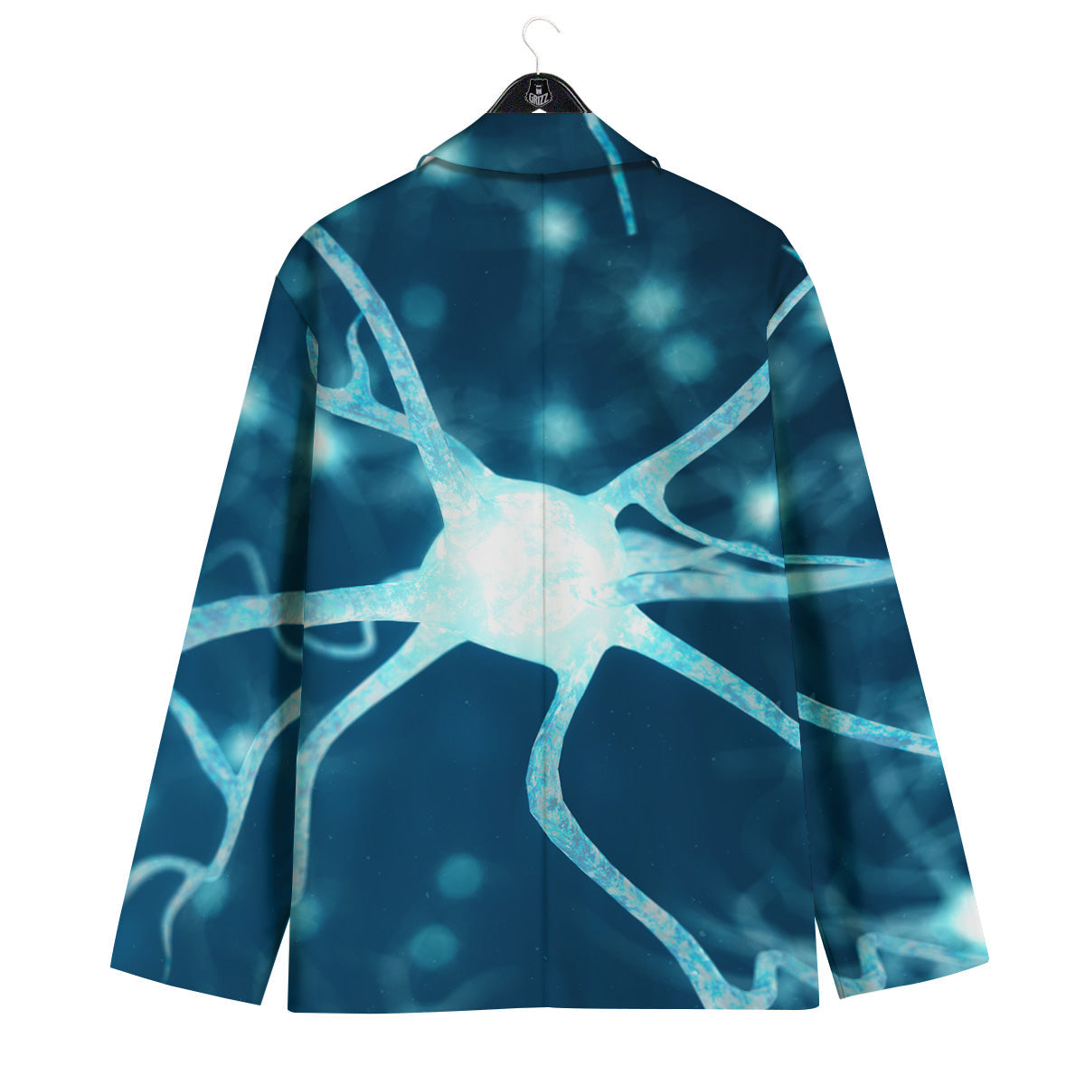 Neurons Inside The Brain Print Men's Sport Coat-grizzshop