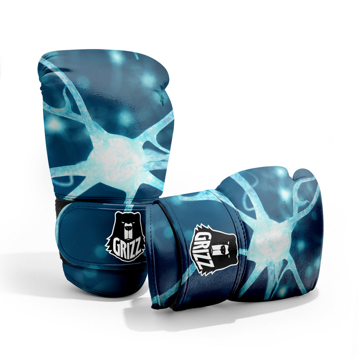 Neurons Inside The Brain Print Pro Boxing Glove