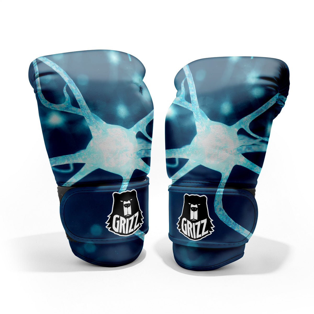 Neurons Inside The Brain Print Pro Boxing Glove