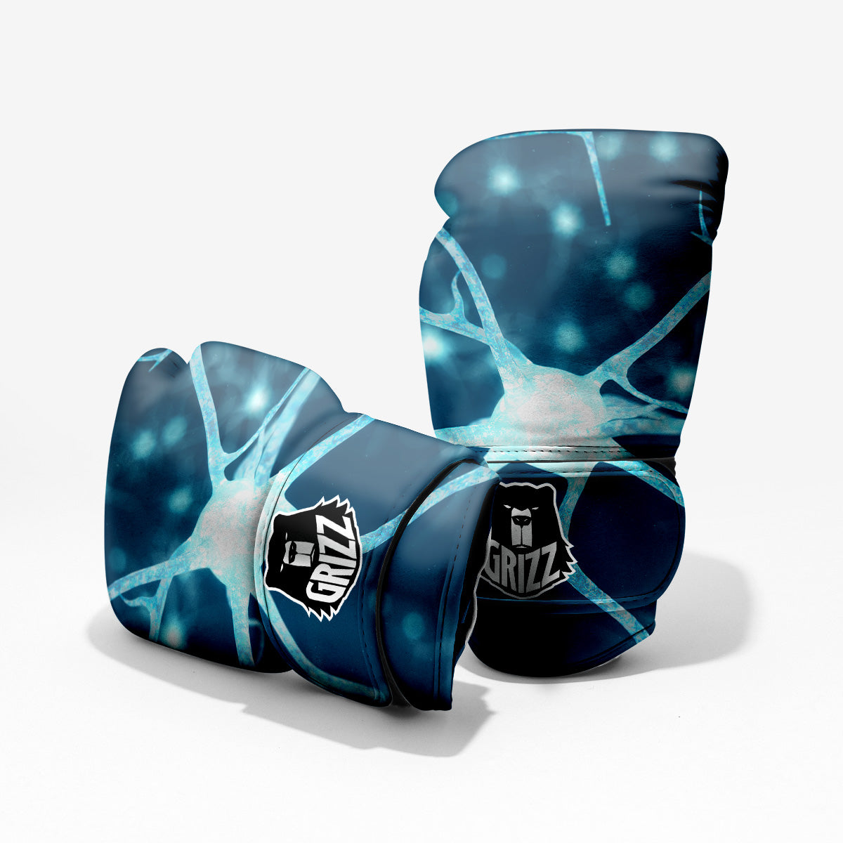 Neurons Inside The Brain Print Pro Boxing Glove