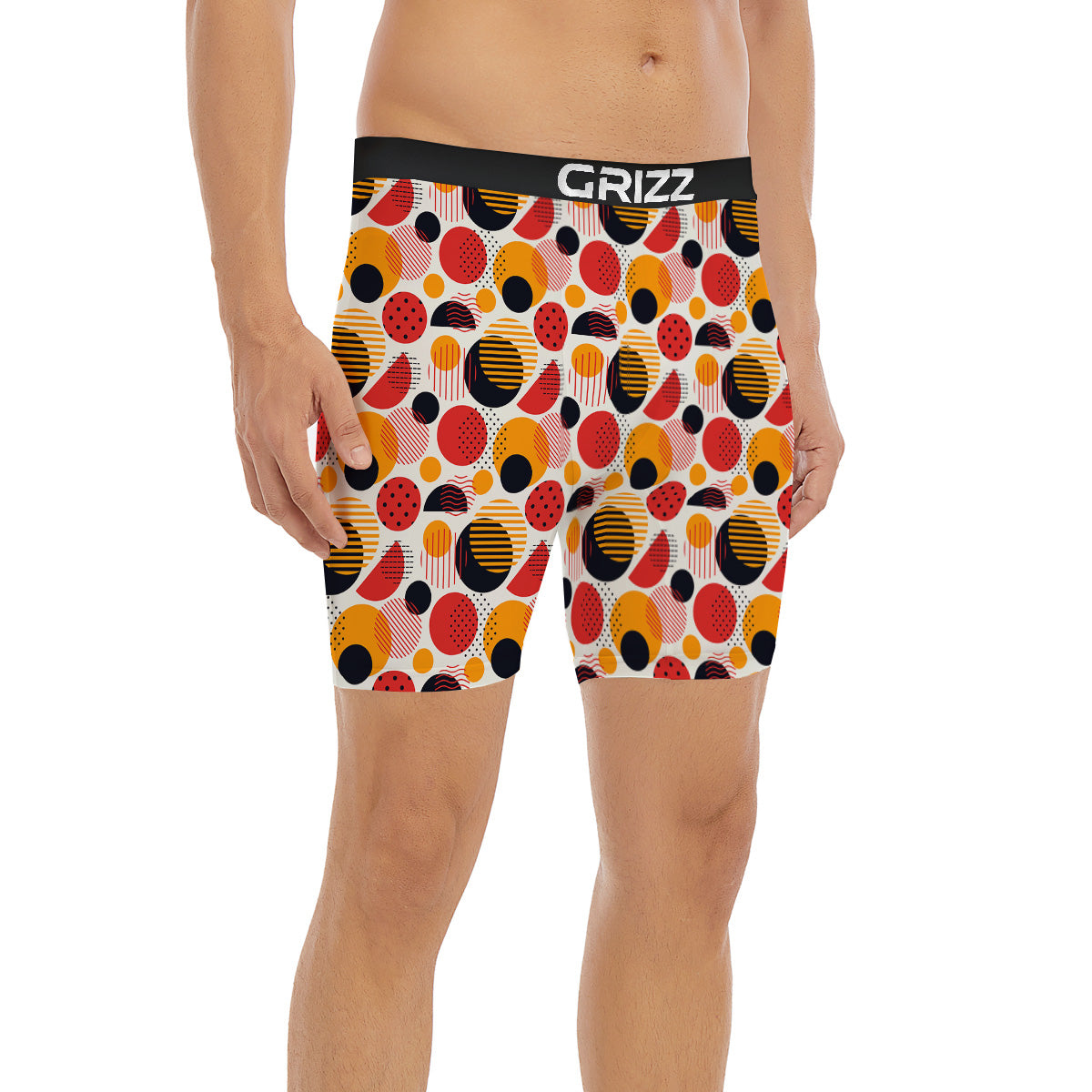 New Style Polka Dot Ornaments Print Pattern Boxer Briefs-grizzshop