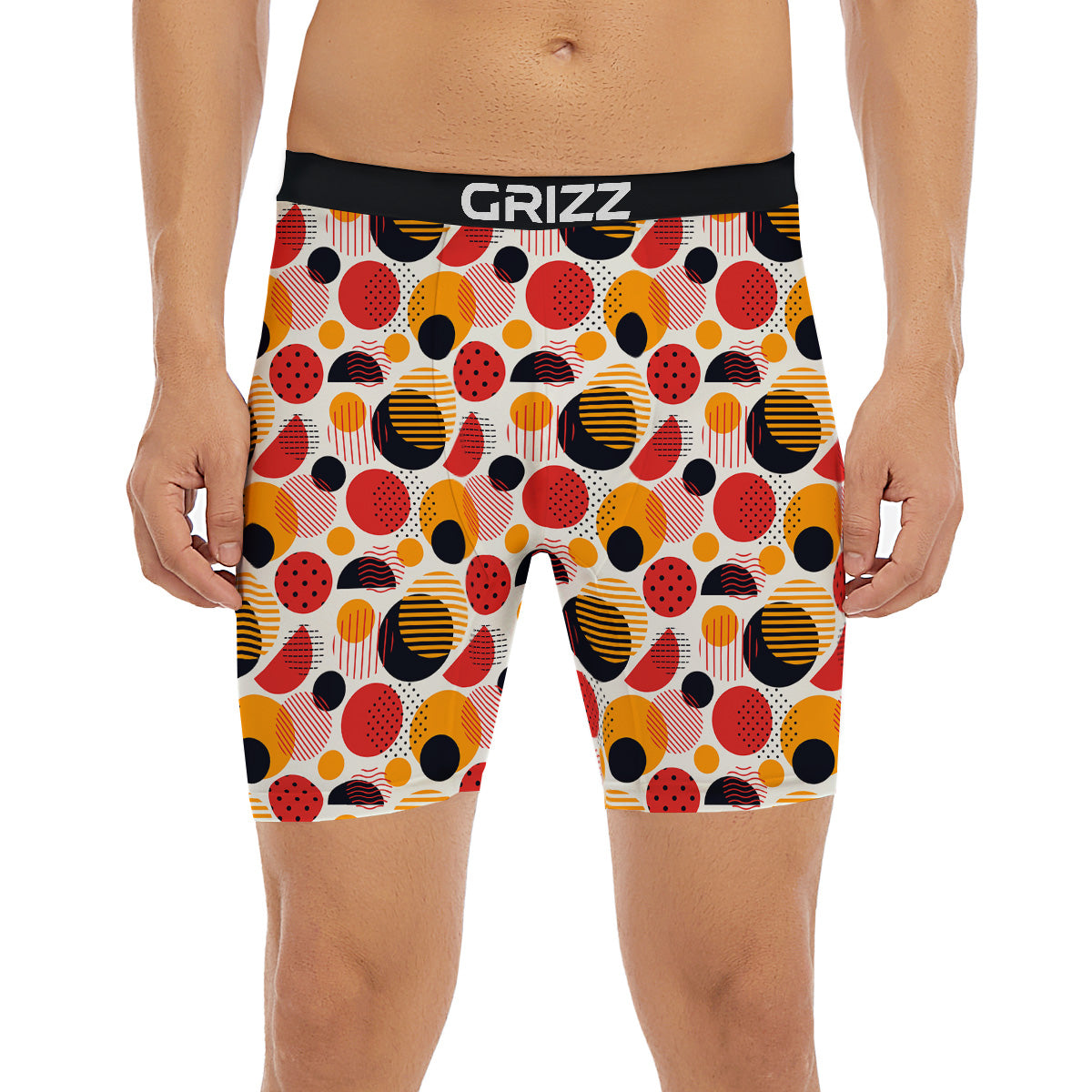 New Style Polka Dot Ornaments Print Pattern Boxer Briefs-grizzshop